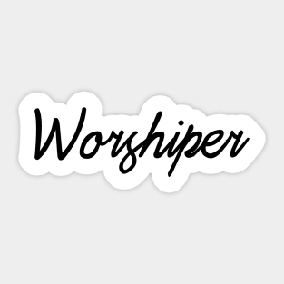 Worshiper Sticker